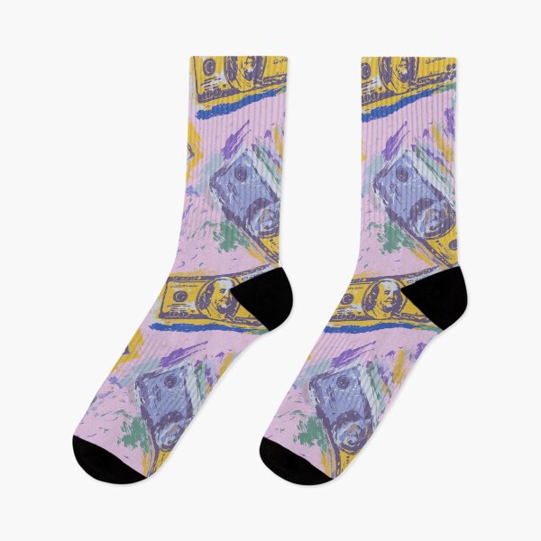 Item preview, Pastel Pop Art Money – Artistic 100 Dollar Bill Pattern designed and sold by Prismatect.