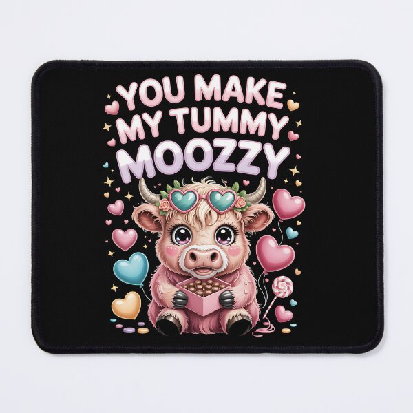 Item preview, kawaii cow - valentine cow - highland cow - cute animal pun - chibi cow - pastel valentine - cow lover gift - kawaii valentine - funny cow - kawaii aesthetic - animal pun - cow love - farm animals designed and sold by JansenGS.