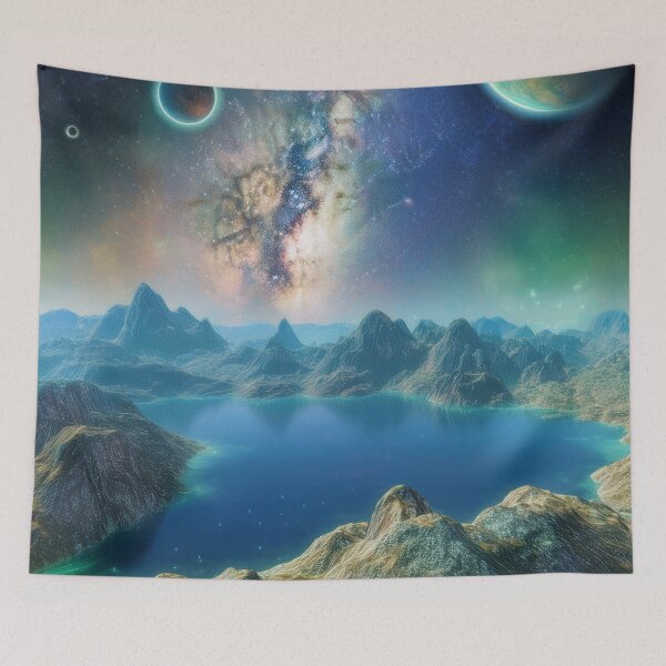 Item preview, Moonlit Elven Hills - Fantasy Designs designed and sold by RockitBaby.