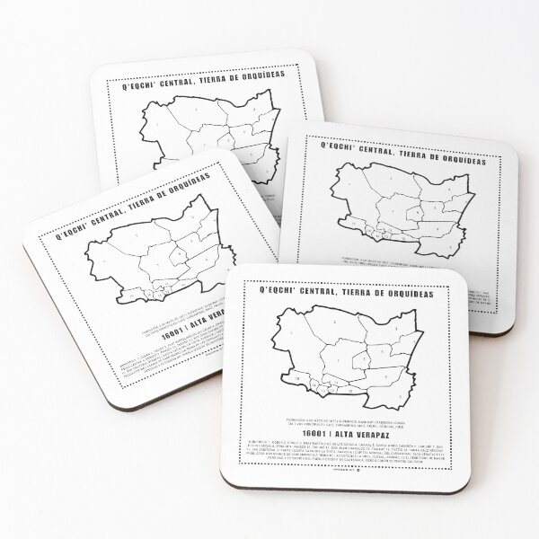 Item preview, Alta Verapaz Guatemala Archival Map Print - Q'eqchi' Central, Tierra de Orquídeas designed and sold by Origen GT.