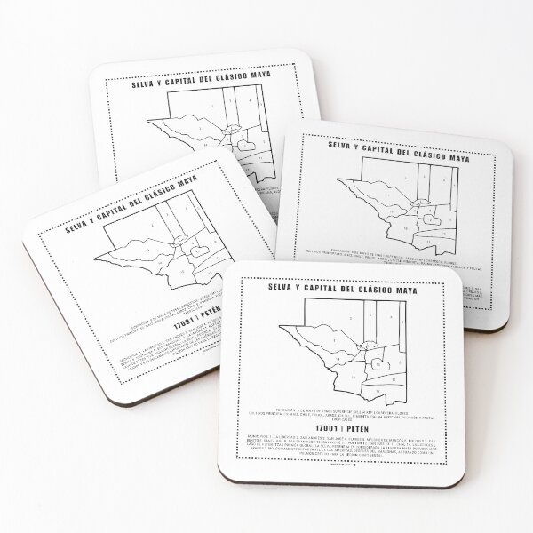 Item preview, Petén Guatemala Archival Map Print - Selva y Capital del Clásico Maya designed and sold by Origen GT.