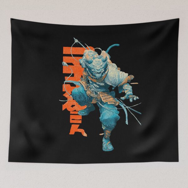 Item preview, Mutant Oni Warrior – Retro Japanese Kaiju Art designed and sold by VYNROX.