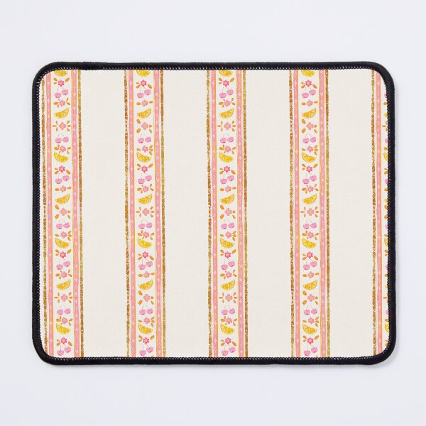 Item preview, Cherry Clementine Candy Flower Stripe designed and sold by maccm.