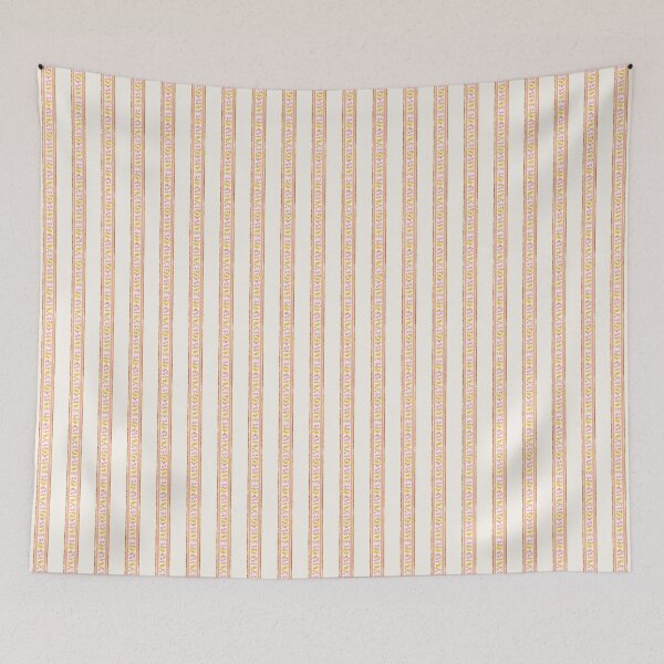 Item preview, Cherry Clementine Candy Flower Stripe designed and sold by maccm.