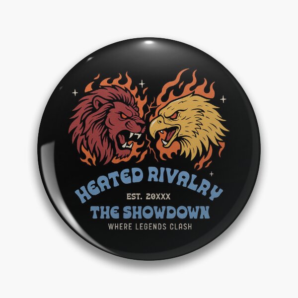 Item preview, Vintage Lion vs Eagle Heated Rivalry Showdown designed and sold by zzz888.