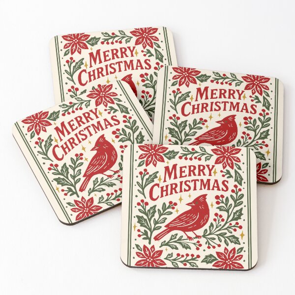 Item preview, Merry Christmas Cardinal designed and sold by KShedenhelm.