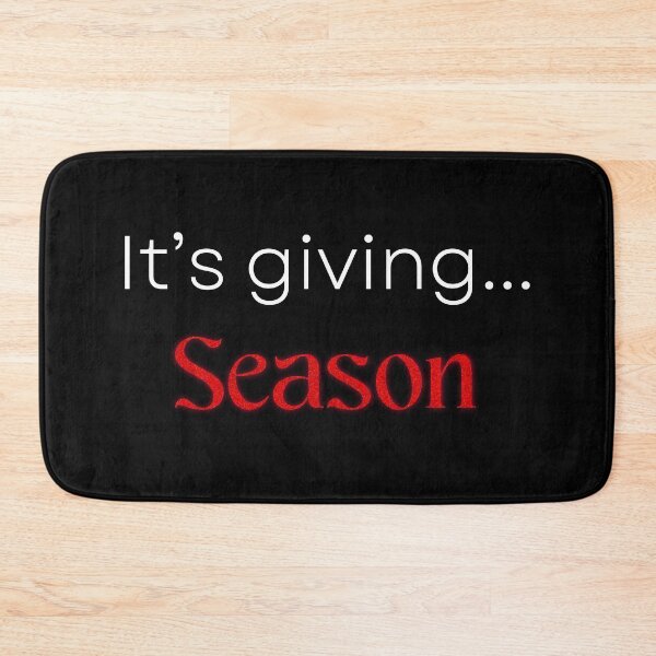 Item preview, It's Giving Season Red designed and sold by Quotesnthings.
