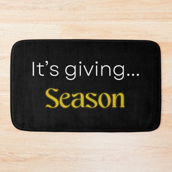 Item preview, It's Giving Season Gold designed and sold by Quotesnthings.