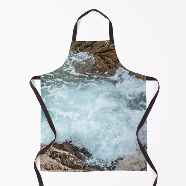 Item preview, Turquoise Water Flow Over Coastal Rocks designed and sold by GraffiTimi.