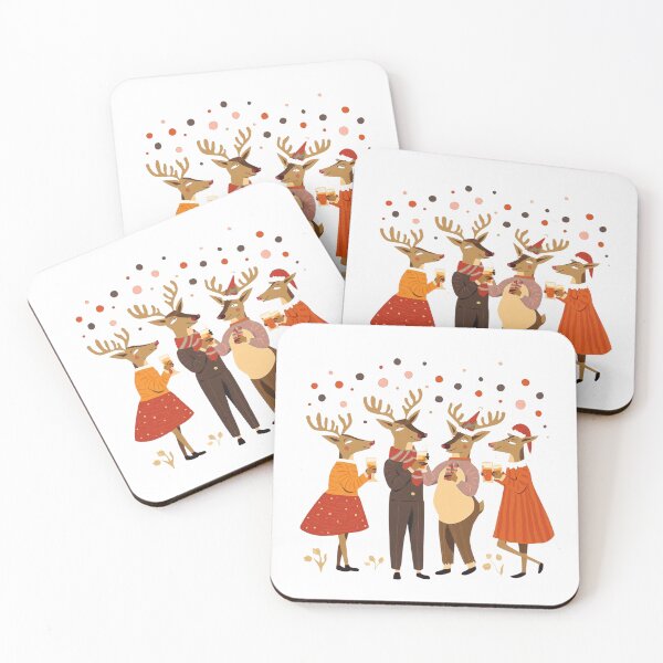 Item preview, Reindeer celebrating designed and sold by diulid.