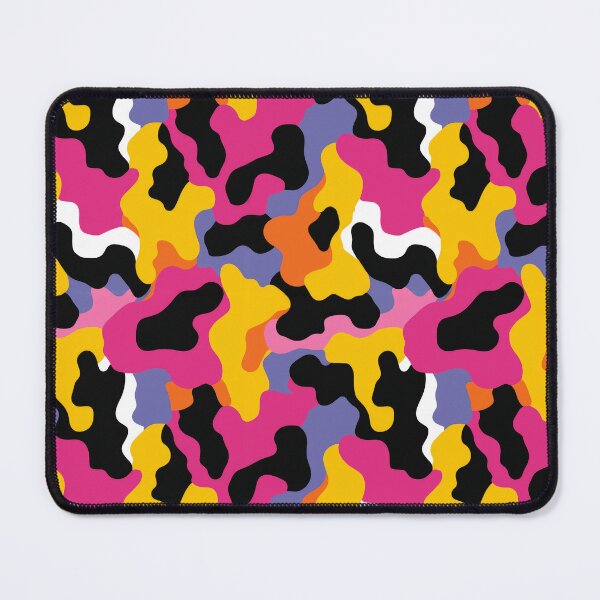 Item preview, Funky Colorful Camouflage – Retro 90s Abstract Pattern designed and sold by Prismatect.