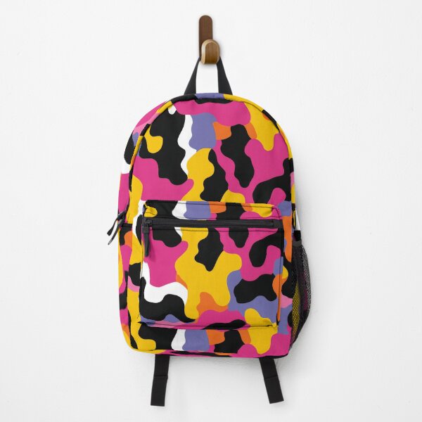Item preview, Funky Colorful Camouflage – Retro 90s Abstract Pattern designed and sold by Prismatect.