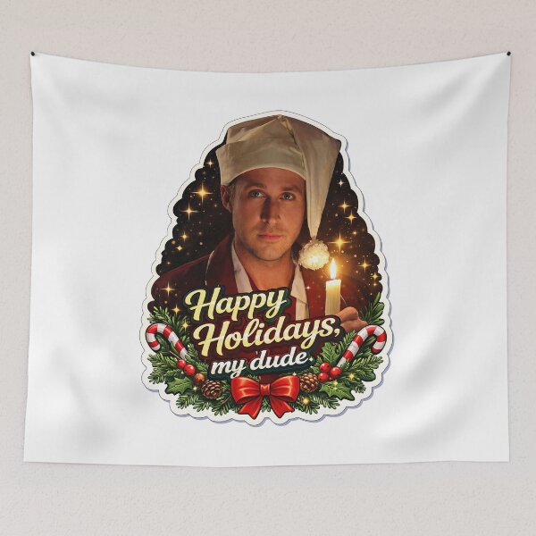 Item preview, Happy Holidays My Dude designed and sold by hesjustken.