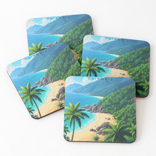 Item preview, Tayrona National Park Tranquil Shores designed and sold by JacksoonLester.