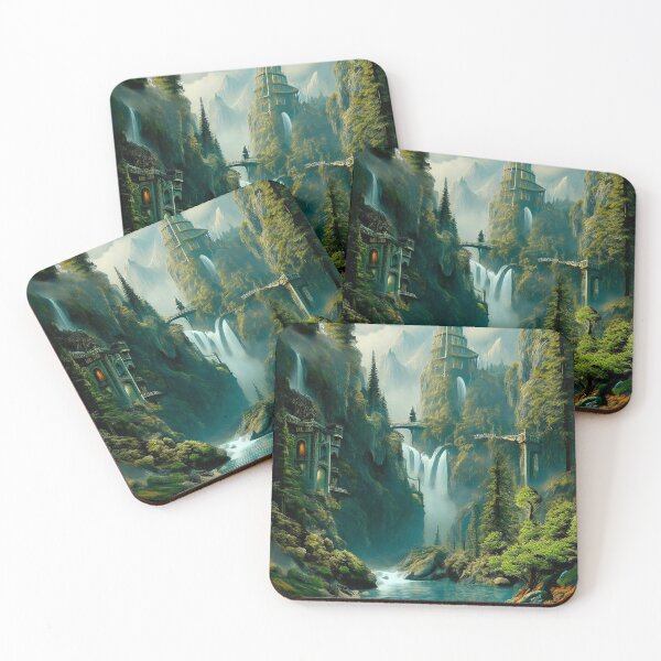 Item preview, Eternal Fantasy Peaks - Fantasy Designs designed and sold by RockitBaby.