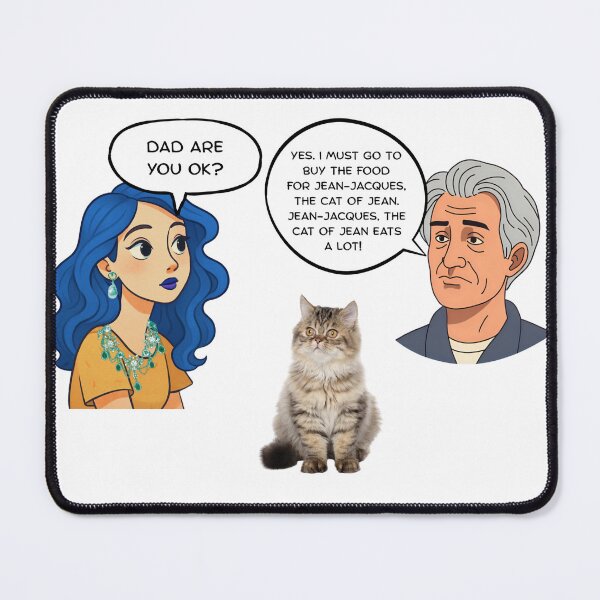 Item preview, Jean-Jacques is the cat of Jean. designed and sold by di-Vera-Rosati.