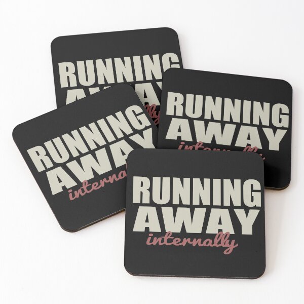 Item preview, Introvert Humor – Running Away Internally Typography designed and sold by arabiw.