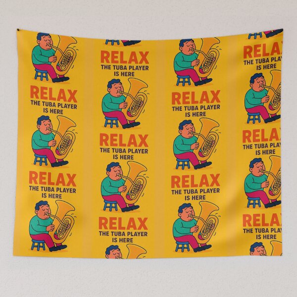 Item preview, Relax, the tuba player is here designed and sold by Agu210.