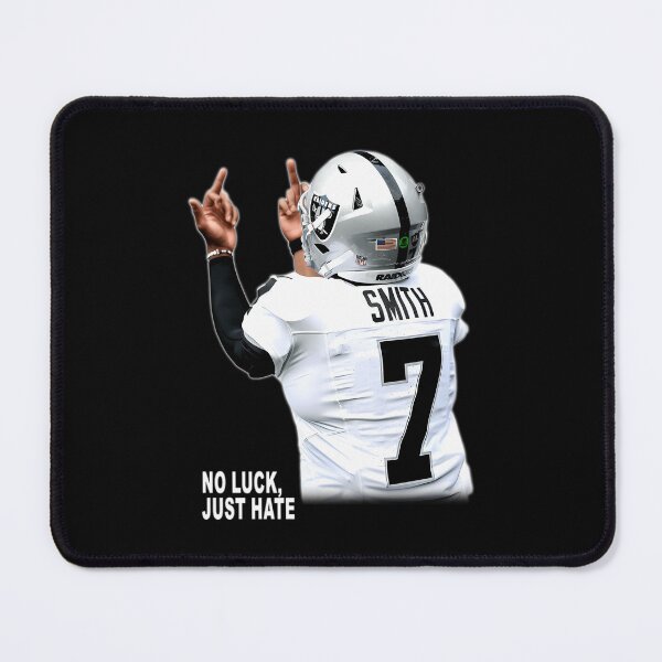Item preview, Geno Smith No Luck Just Hate Raiders Pillow designed and sold by duanestroma712.