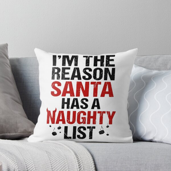 Item preview, Im The Reason Santa Has A Naughty List - Funny Grunge Christmas Quote designed and sold by TobaGallery868.