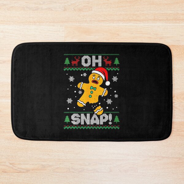Item preview, Oh Snap Gingerbread Man Christmas Xmas Cookie Baking Funny  designed and sold by WayTBeenkenArt.