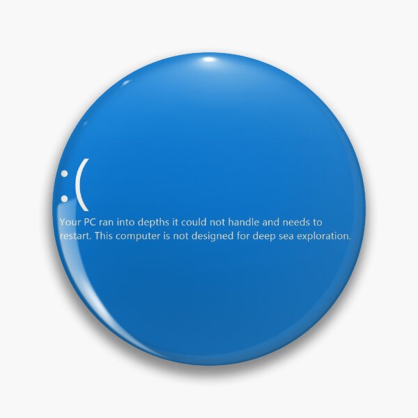 Item preview, Deep sea blue screen of death designed and sold by Curious cat creates.