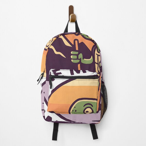 Item preview, Cute Hiking animalTurtle Mountain Adventure cartoon designed and sold by DrawHandArt.