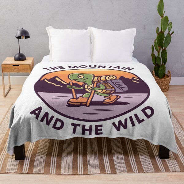 Item preview, Cute Hiking animalTurtle Mountain Adventure cartoon designed and sold by DrawHandArt.