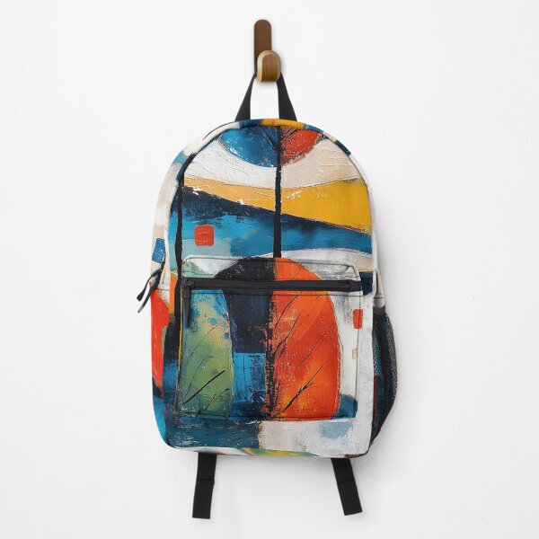 Item preview, Colorful Geometric Landscape with Trees designed and sold by lautir.