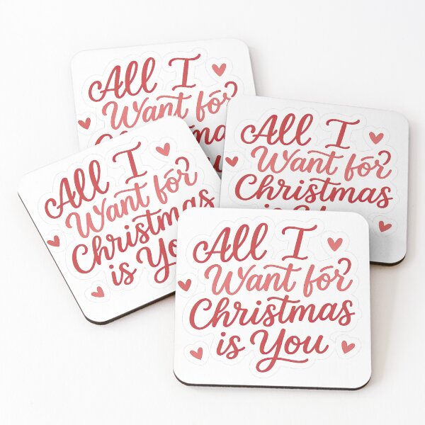 Item preview, All I Want for Christmas Design designed and sold by Trendy Sticker & Merch Collection - Express Yourself.