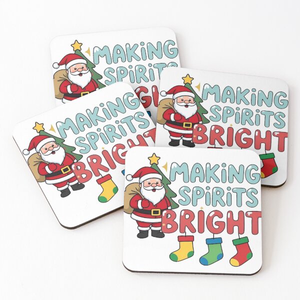 Item preview, Making Spirits Bright - Christmas Edition designed and sold by blewwaffle.