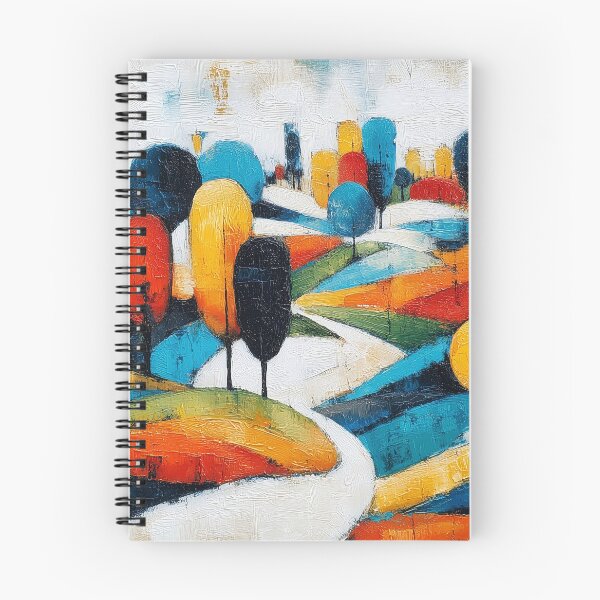 Item preview, Colorful Abstract Landscape designed and sold by lautir.