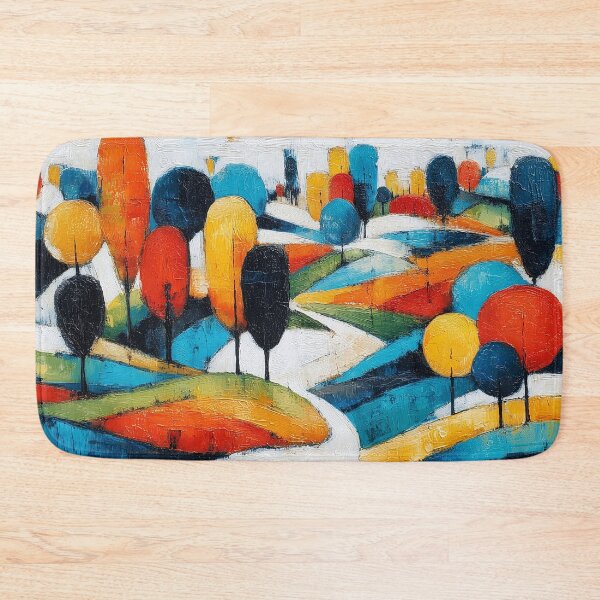 Item preview, Colorful Abstract Landscape designed and sold by lautir.