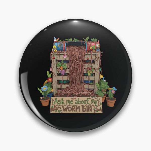 Item preview, Garden Enthusiast - Ask Me About My Worm Bin Design designed and sold by yeahitwasme.