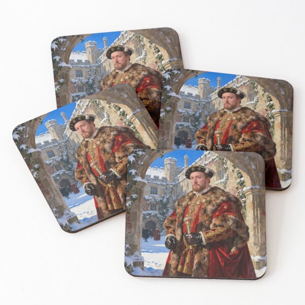 Item preview, Portrait of King Henry VIII of England Medieval style painting art designed and sold by Vintage Designs +.