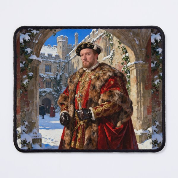 Item preview, Portrait of King Henry VIII of England Medieval style painting art designed and sold by Vintage Designs +.