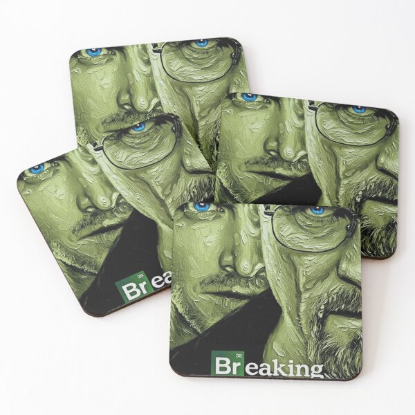 Item preview, Gritty Anti-Heroes Close-Up Painting | Chemical Green Filter Blue Eyes Art | Modern TV Series Poster designed and sold by Art's Diner.