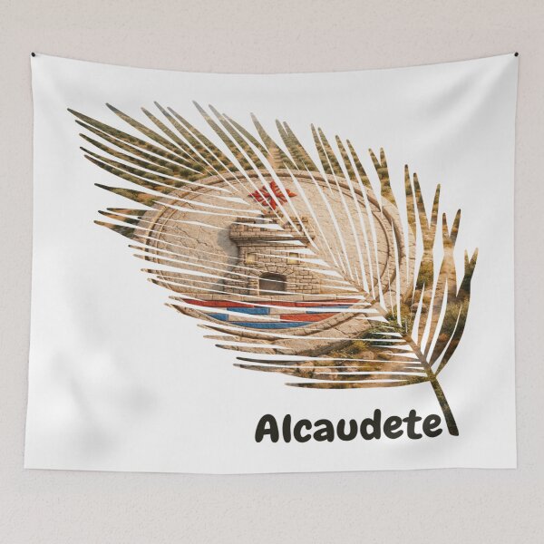 Item preview, Abstract Flag of Alcaudete – Feather Shape Design designed and sold by ArteJorge48.
