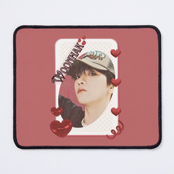 Item preview, BoyNextDoor Woonhak Kpop Boy group digital art korean pop art Red Aesthetic Collage Design designed and sold by AJUNICE STUDIO.