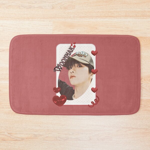 Item preview, BoyNextDoor Woonhak Kpop Boy group digital art korean pop art Red Aesthetic Collage Design designed and sold by AJUNICE STUDIO.