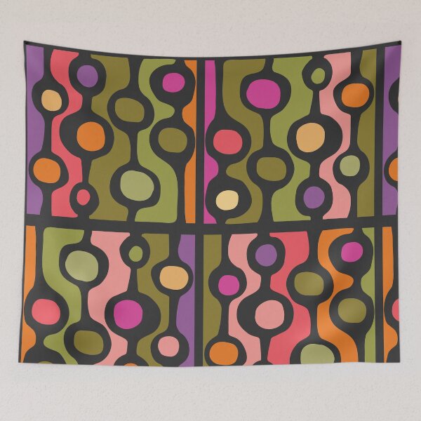 Item preview, Retro Blob | Bright | Retro Halloween designed and sold by Annette Chabidon Studio.