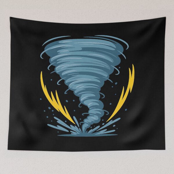Item preview, Powerful Tornado Storm cyclone wind Dynamic Weather Design designed and sold by DrawHandArt.