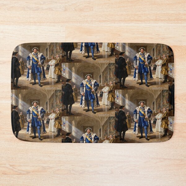 Item preview, Portrait of King Henry VIII of England Medieval style painting art designed and sold by Vintage Designs +.
