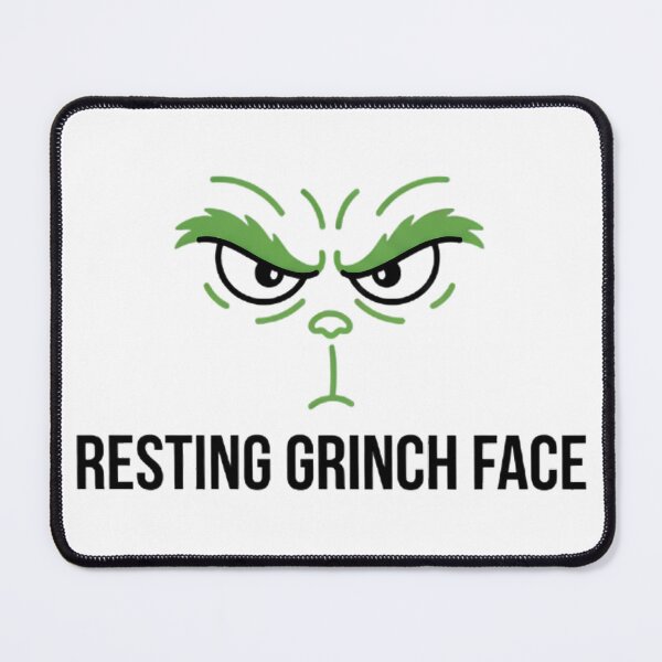 Item preview, Resting Grinch Face - Funny Anti-Christmas Holiday Quote designed and sold by TobaGallery868.