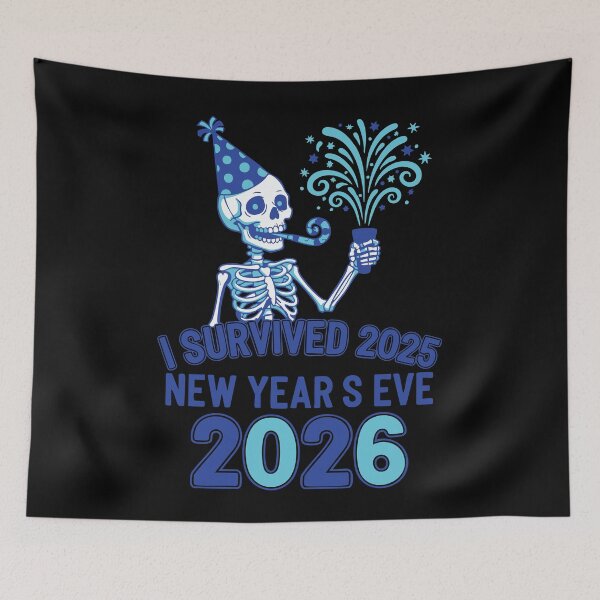 Item preview, I Survived 2025 New Year's Eve 2026 Party designed and sold by LuminOrb.