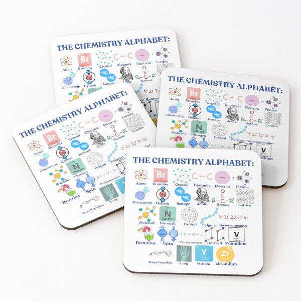 Item preview, The Chemistry Alphabet, cool science and chemistry designed and sold by NoetherSym.