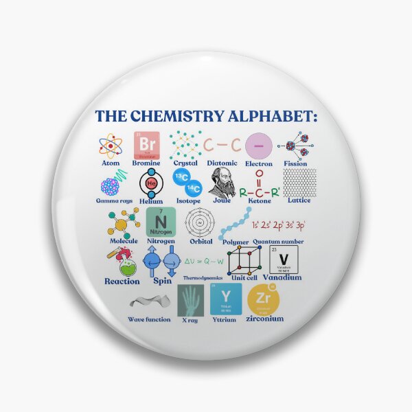 Item preview, The Chemistry Alphabet, cool science and chemistry designed and sold by NoetherSym.