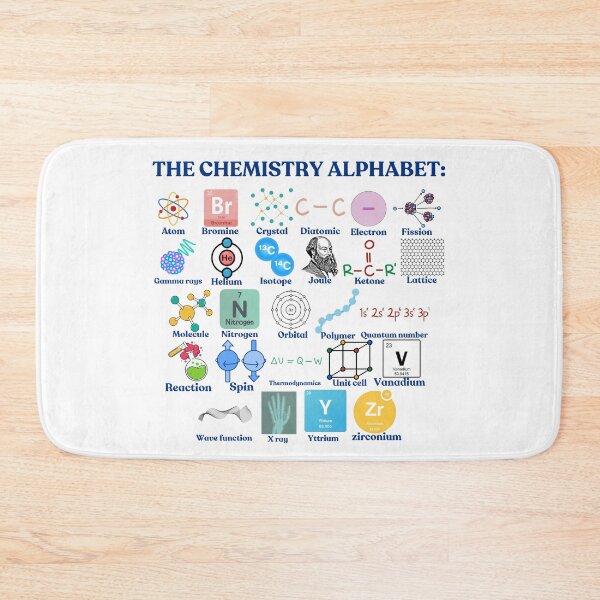 Item preview, The Chemistry Alphabet, cool science and chemistry designed and sold by NoetherSym.