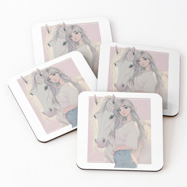 Item preview, Soft Soul, Wild Heart - Girl with Horse Aesthetic designed and sold by Chameleon Studio.