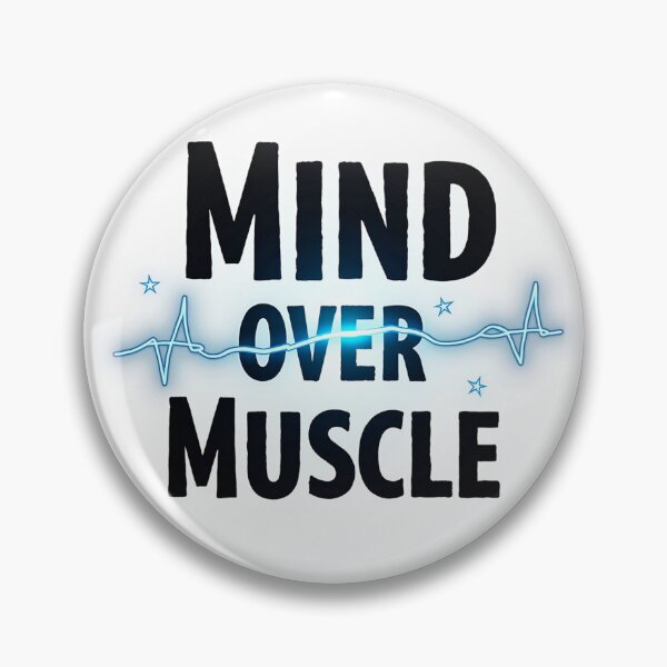 Item preview, Mind Over Muscle – Powerful Fitness Motivation Typography Design designed and sold by civotajim.